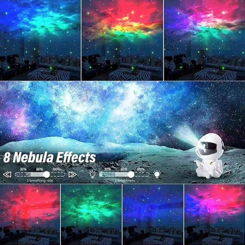 LED Astronaut Galaxy Projector Night