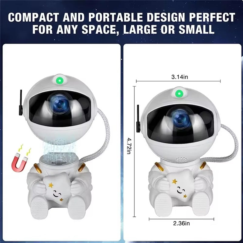 LED Astronaut Galaxy Projector Night