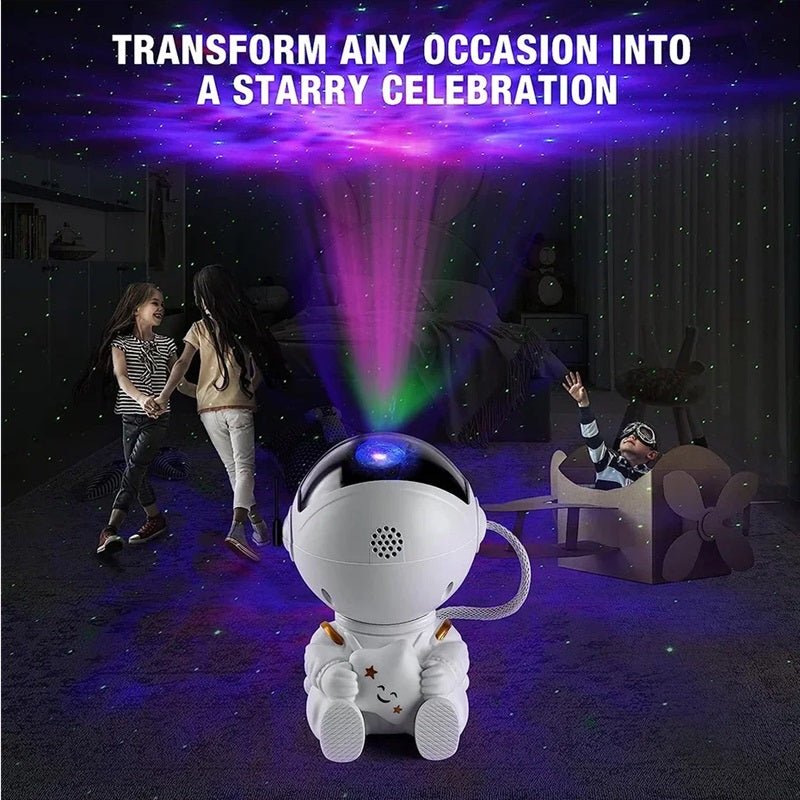 LED Astronaut Galaxy Projector Night