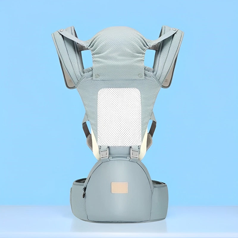 Unisex Baby Carrier with Hip Seat and Soft Padding - Lenila