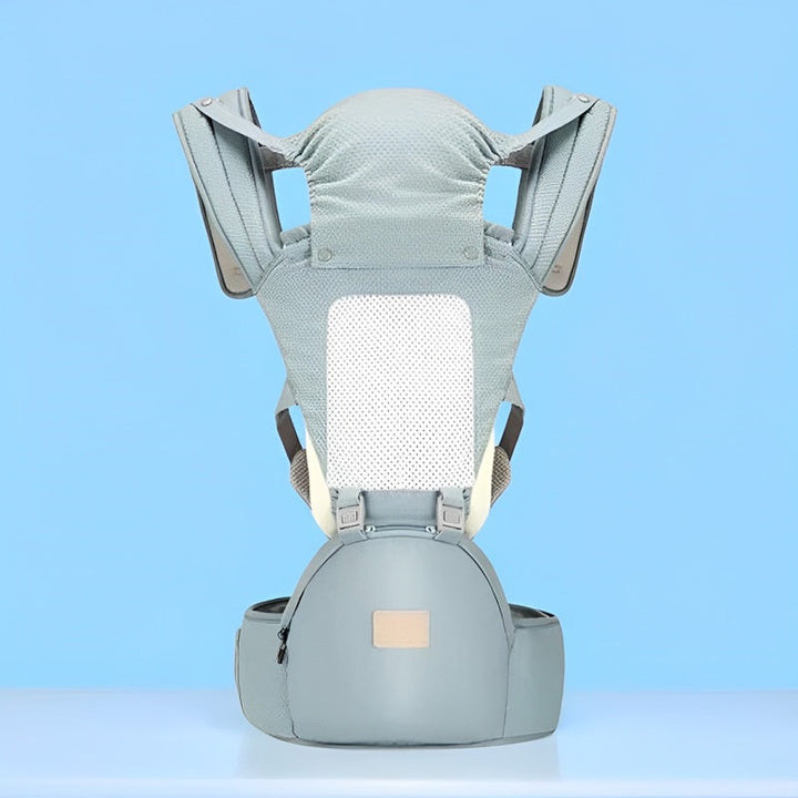 Unisex Baby Carrier with Hip Seat and Soft Padding - Lenila