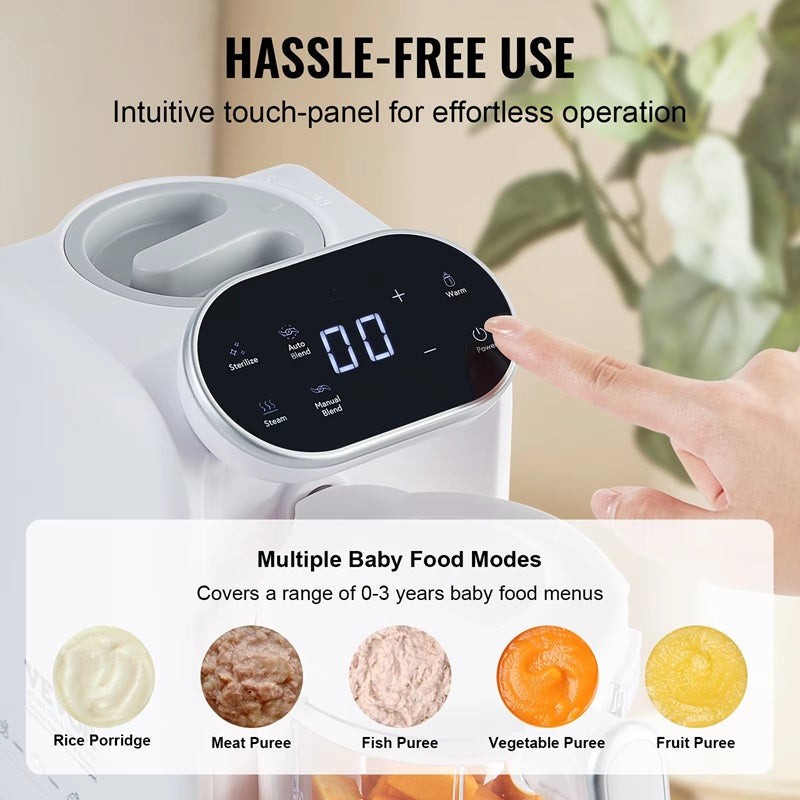 Baby Food Maker Multi-Function Advanced Safety Features