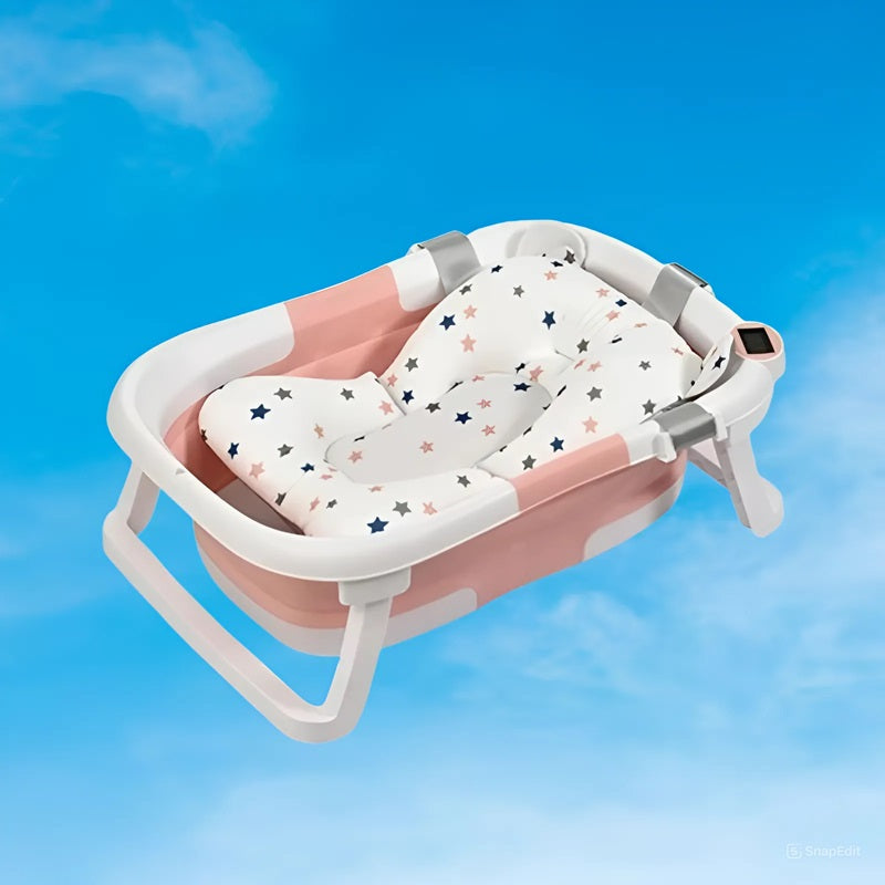 Baby Bath Tub with Thermometer Feature