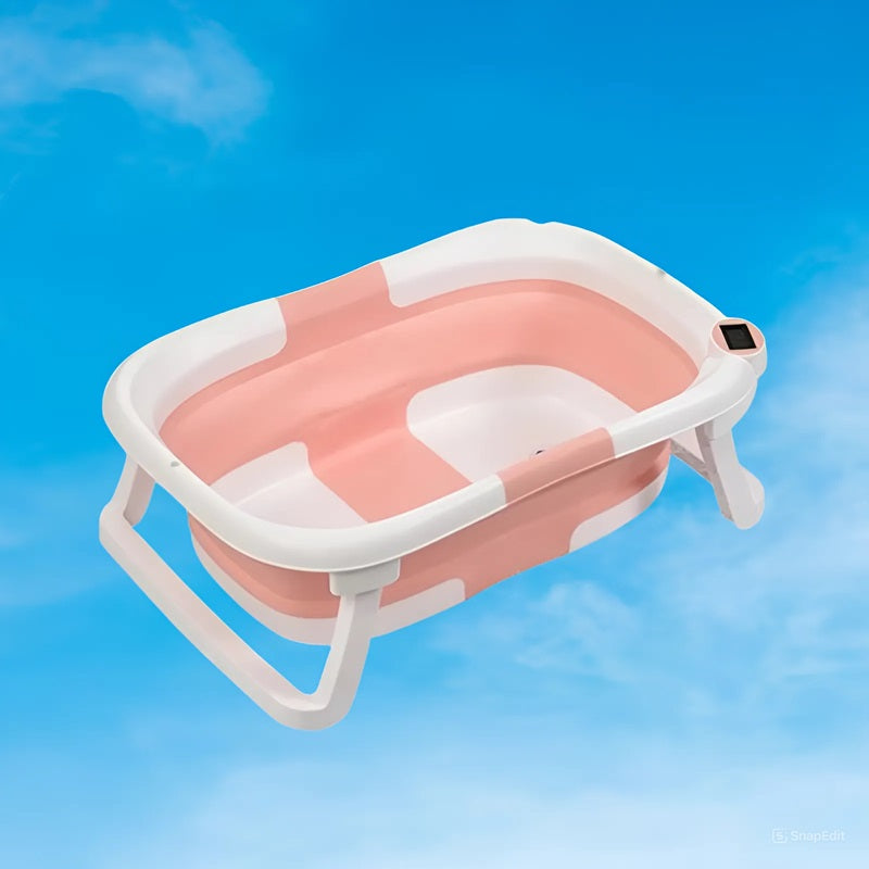 Baby Bath Tub with Thermometer Feature