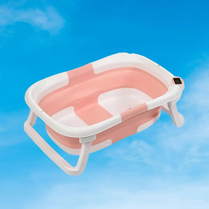 Baby Bath Tub with Thermometer Feature