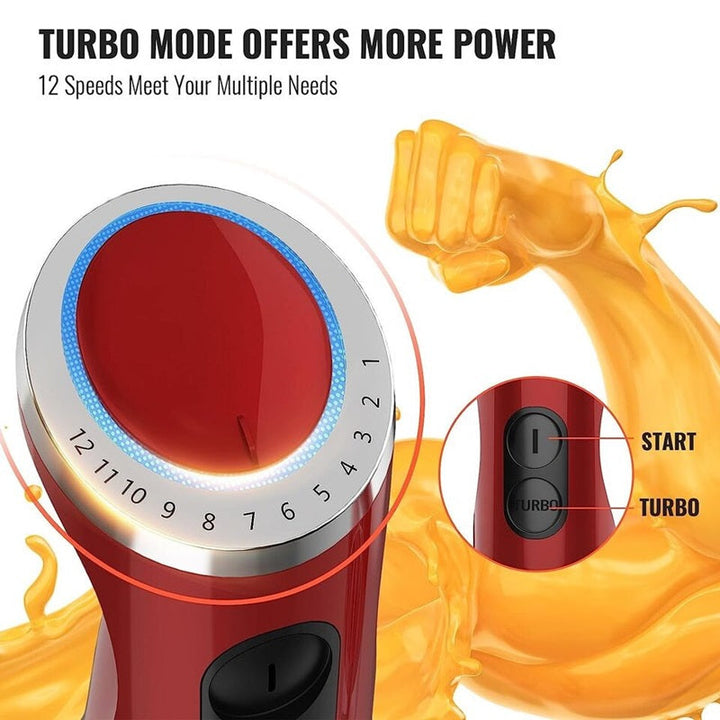 Multifunctional Handheld Immersion Blender 5-in-1