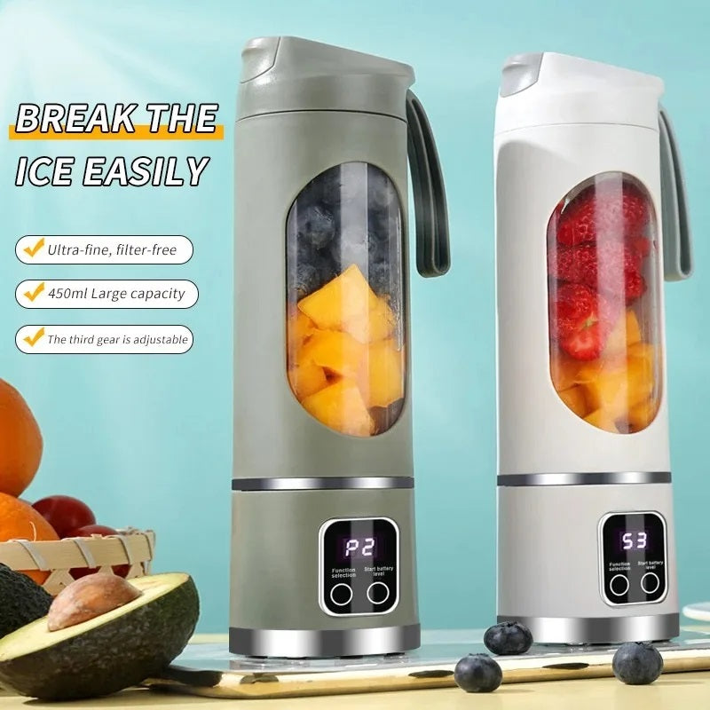 Portable Blender for Smoothies 450ml Compact Design