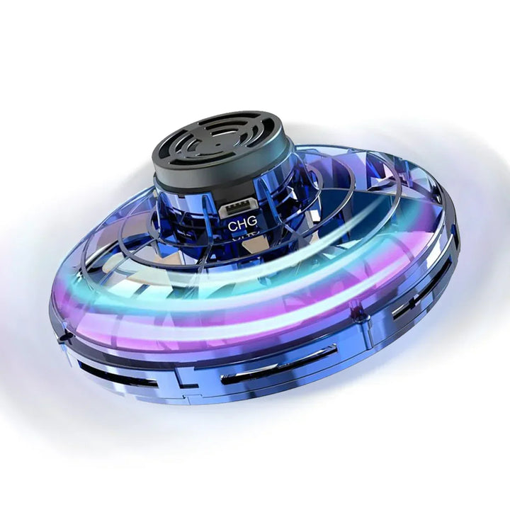 Unisex Gyroscopic Hand Spinner with LED Display Rechargeable Battery - Lenila