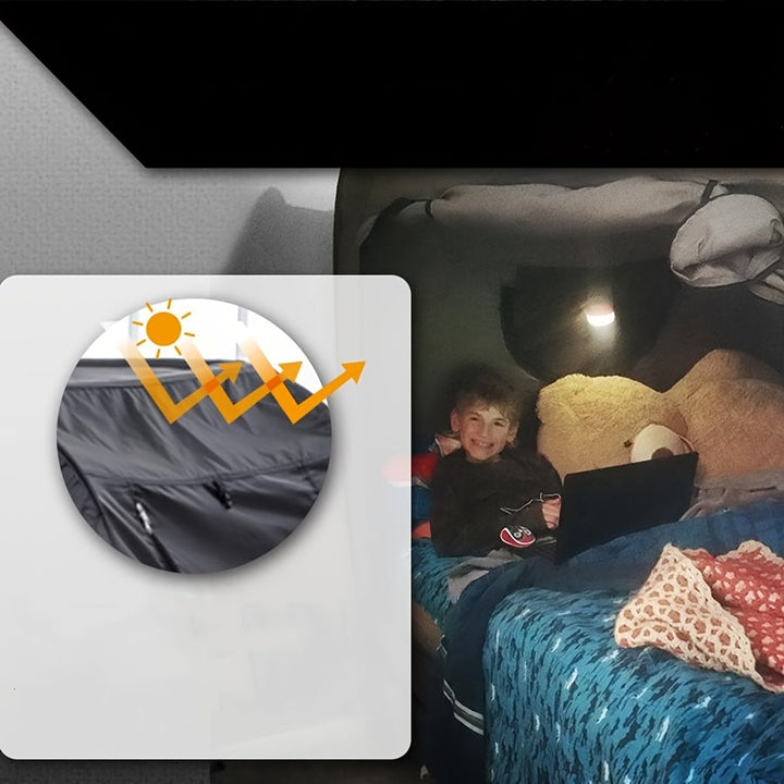 Foldable Tent Bed with Full Zipper Mesh Ventilation Water-Repellent