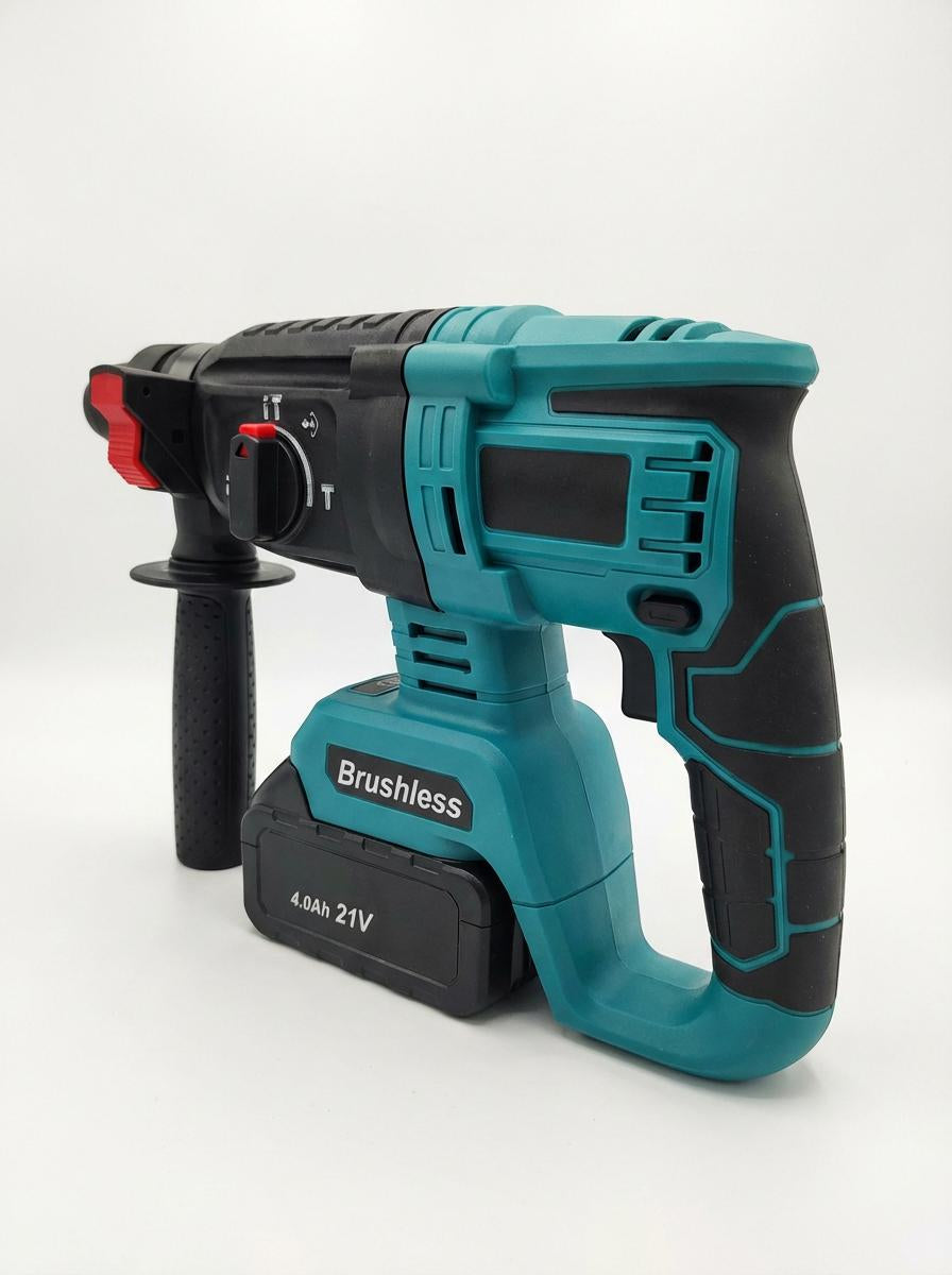 Cordless Rotary Hammer Drill Brushless Ergonomic Grip