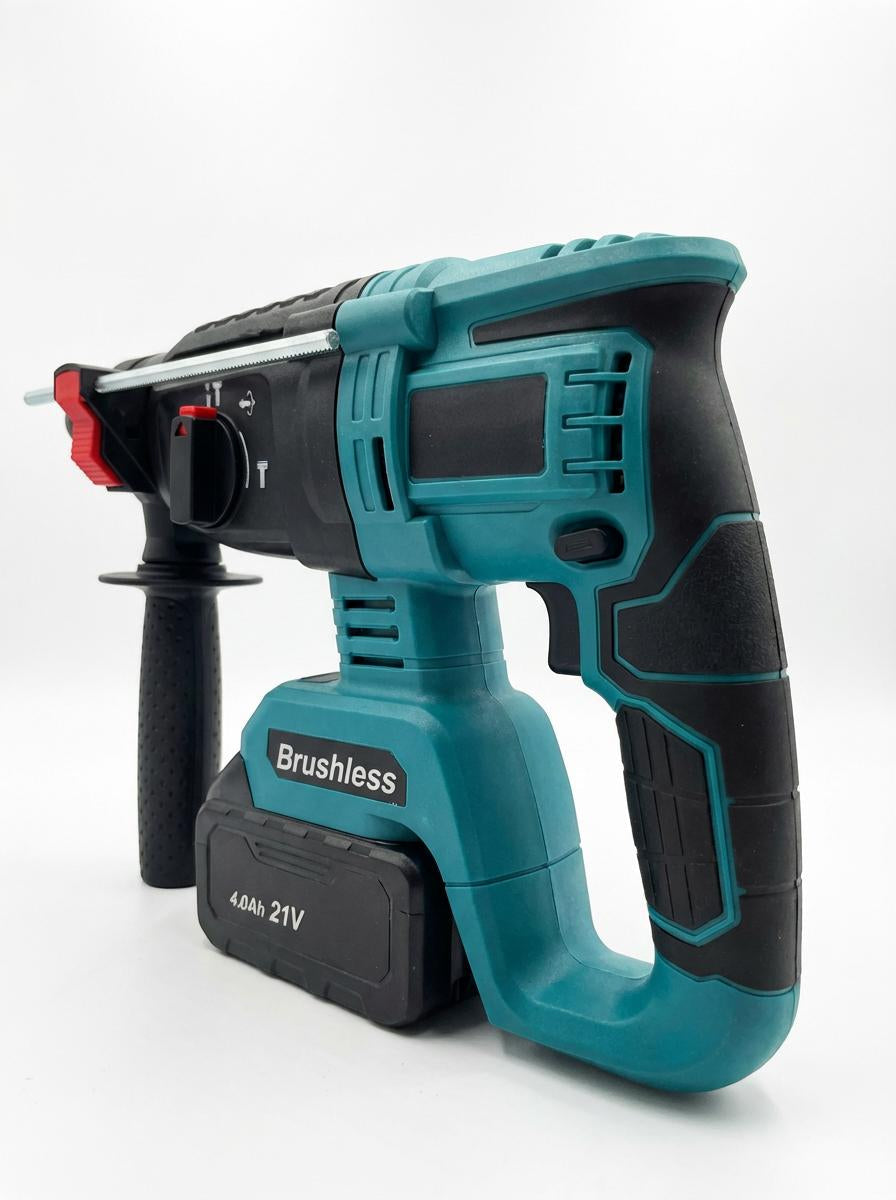 Cordless Rotary Hammer Drill Brushless Ergonomic Grip