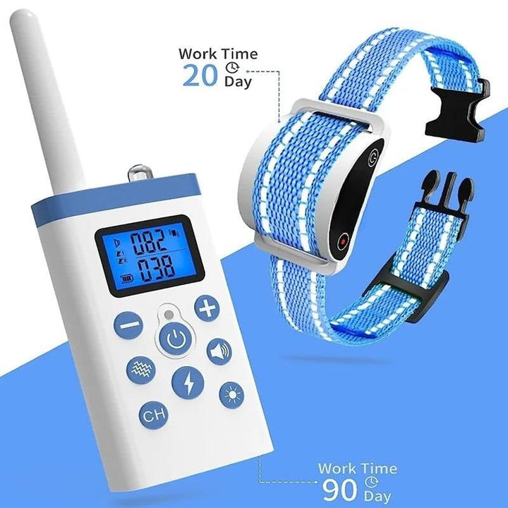 Pet Training Shock Collar with Remote Adjustable Fit