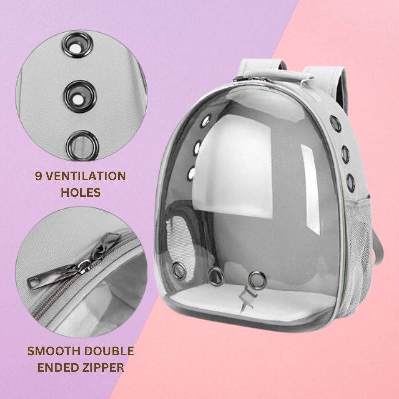 Pet Carrier Breathable Space Capsule Design