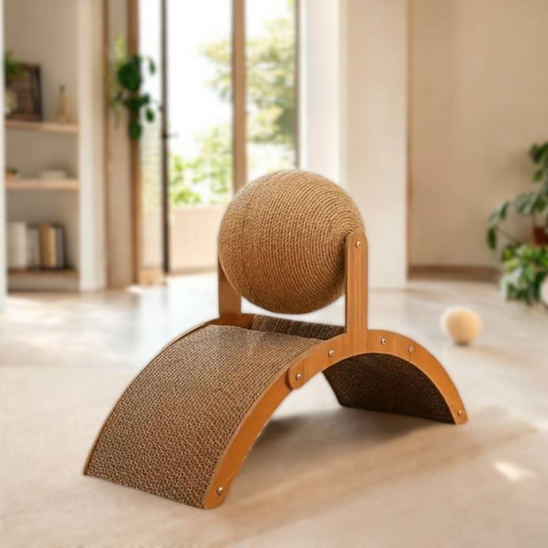 Pet Cat Scratching Post with Sisal Ball Durable - Lenila