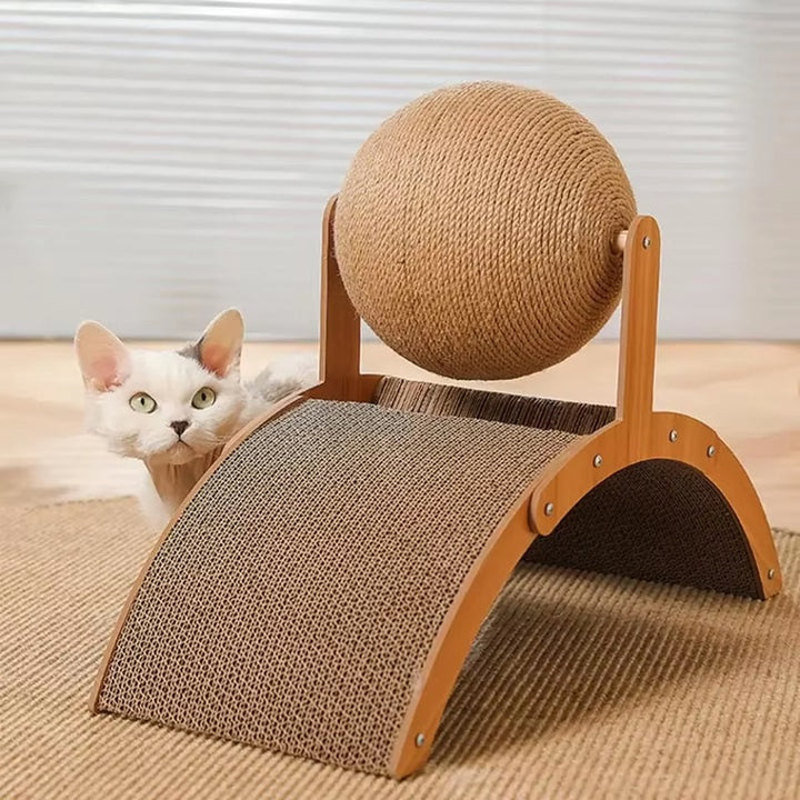 Pet Cat Scratching Post with Sisal Ball Durable