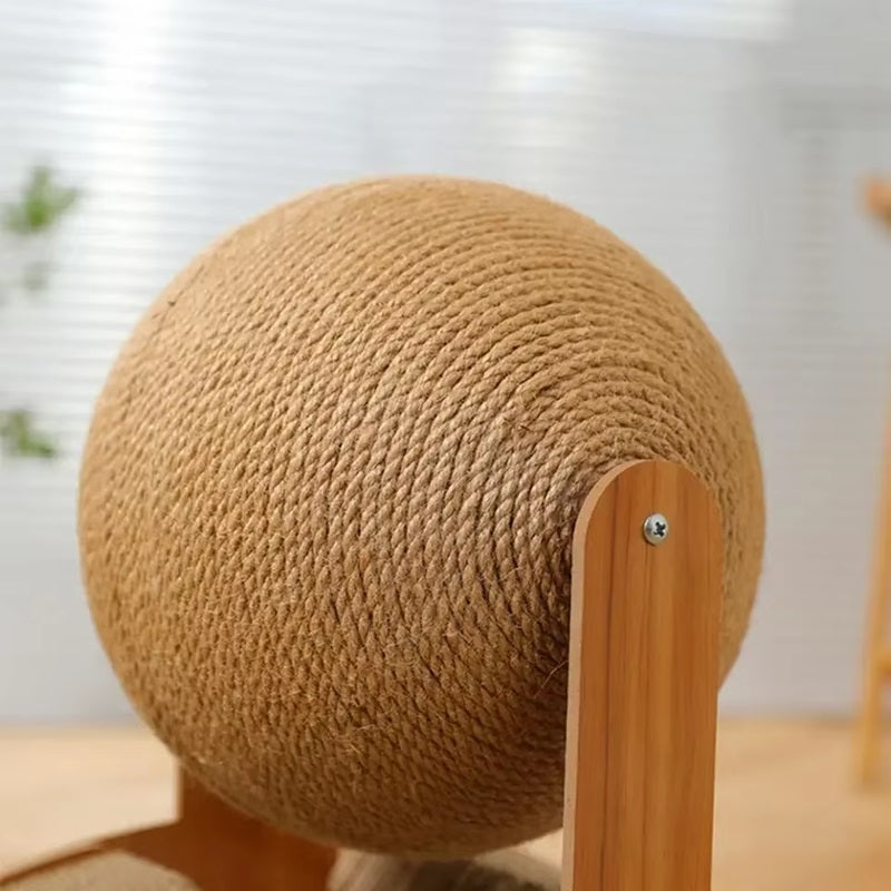 Pet Cat Scratching Post with Sisal Ball Durable
