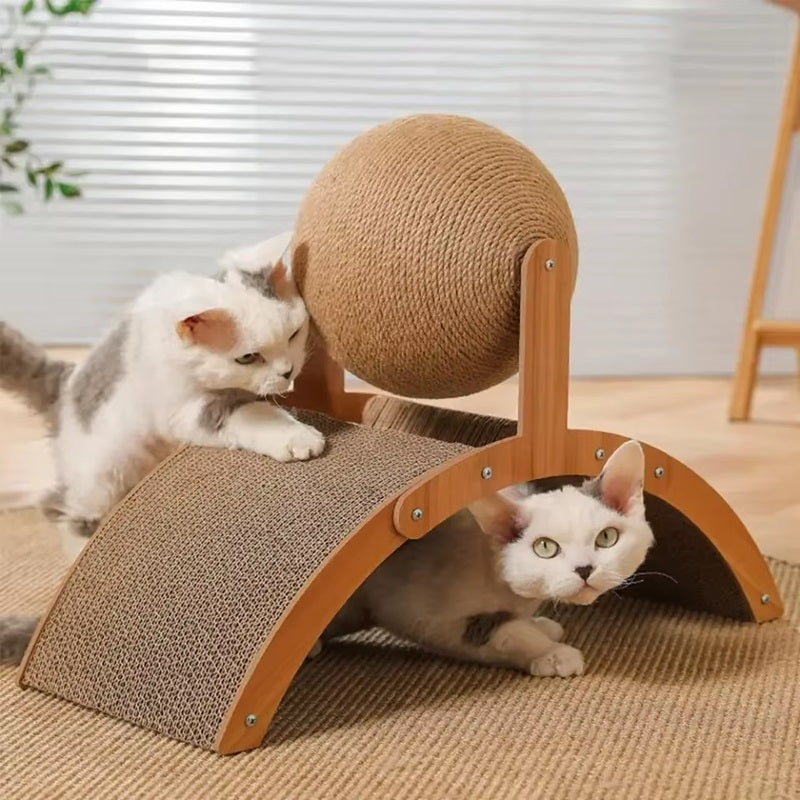 Pet Cat Scratching Post with Sisal Ball Durable