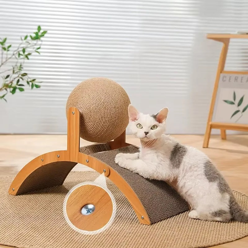 Pet Cat Scratching Post with Sisal Ball Durable