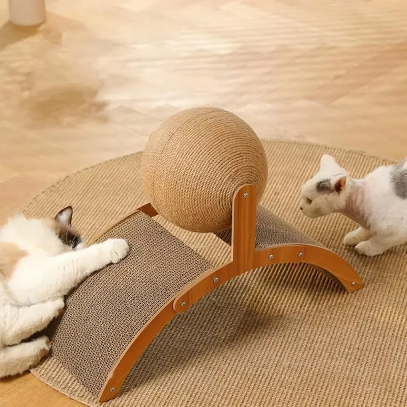 Pet Cat Scratching Post with Sisal Ball Durable
