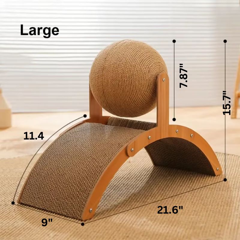 Pet Cat Scratching Post with Sisal Ball Durable