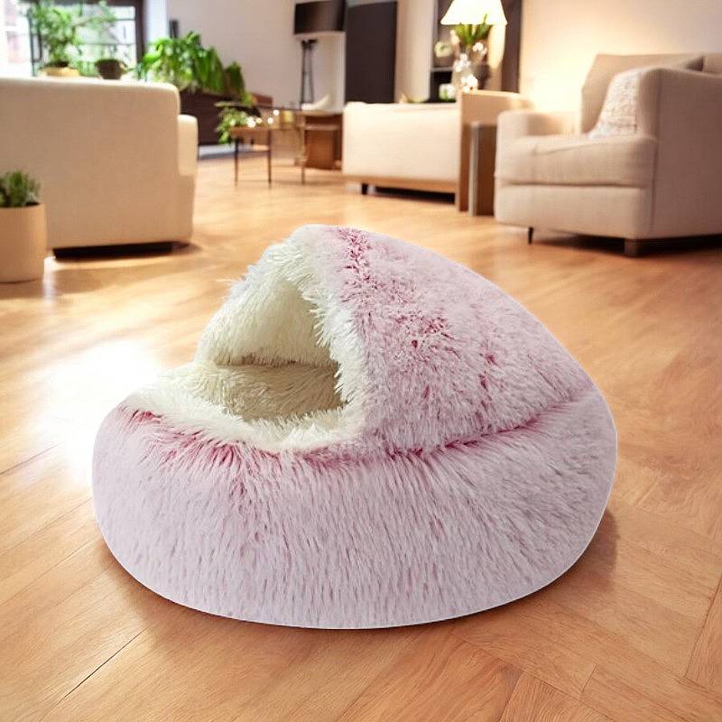 Pet Cave Bed Soft Plush Cozy Fit for Dogs and Cats