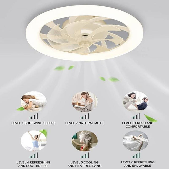 Ceiling Fan with LED Lights Modern Design