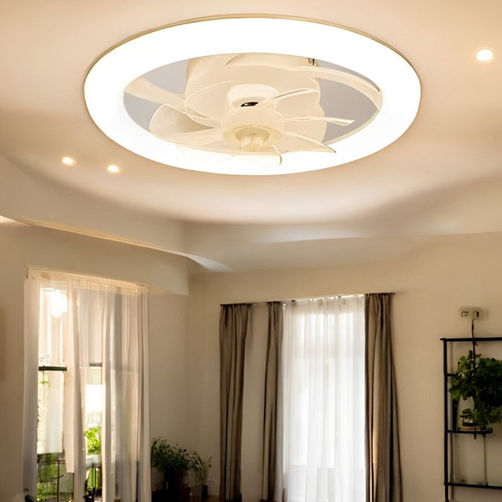 Ceiling Fan with LED Lights Modern Design - Lenila