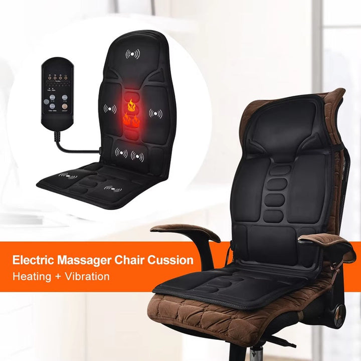 Electric Massage Chair Pad with Heat Therapy Portable Design