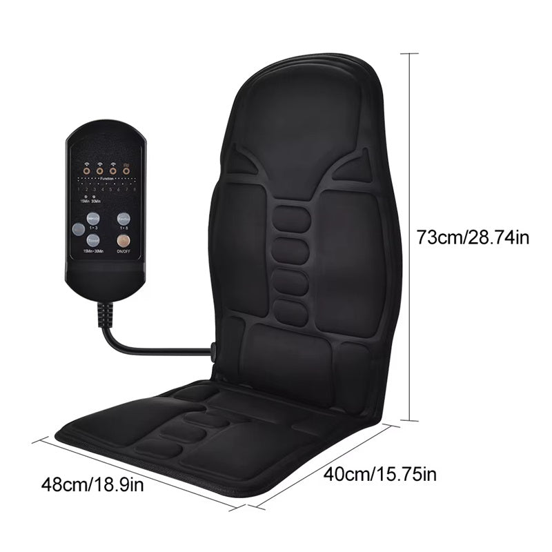 Electric Massage Chair Pad with Heat Therapy Portable Design