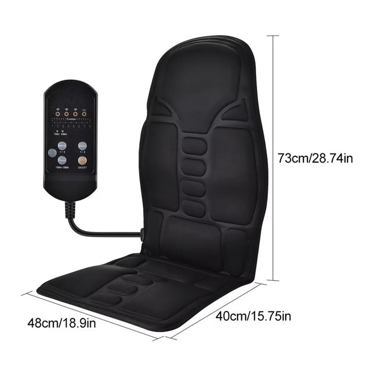 Electric Massage Chair Pad with Heat Therapy Portable Design
