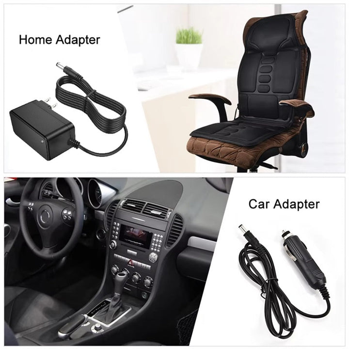 Electric Massage Chair Pad with Heat Therapy Portable Design