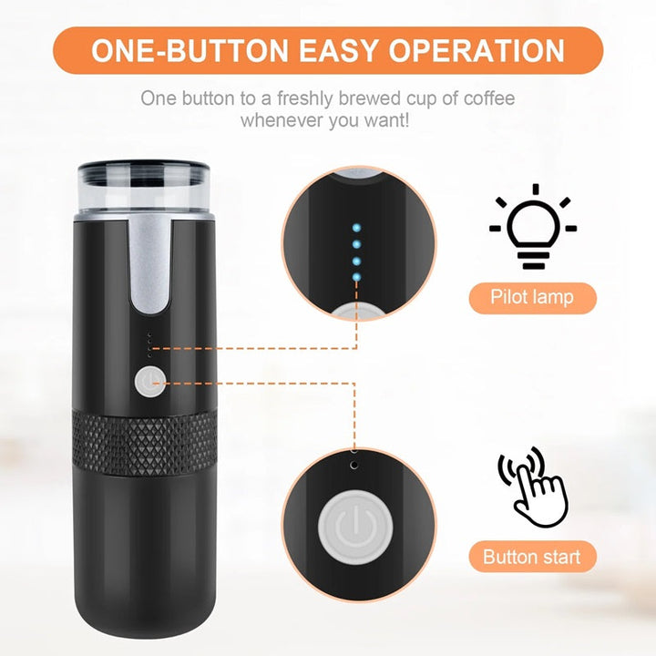 Portable Coffee Maker Compact Lightweight Design