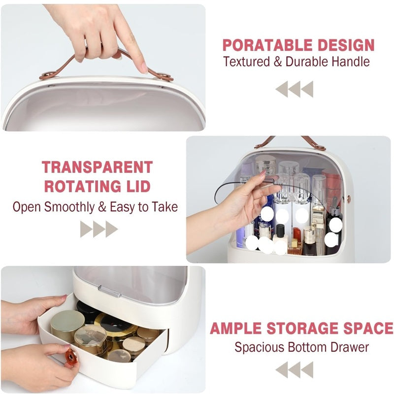 Makeup Organizer Box with Compartments