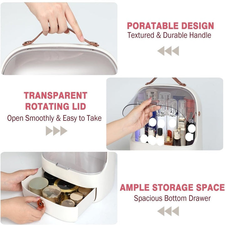 Makeup Organizer Box with Compartments