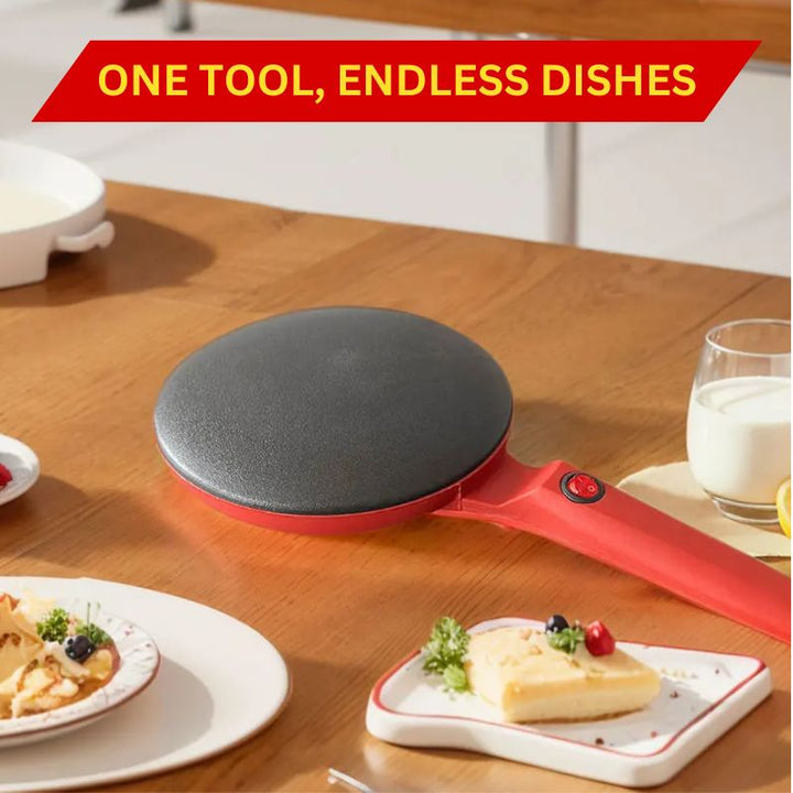 Electric Crepe Maker Non-Stick 8-Inch Cooking Appliance