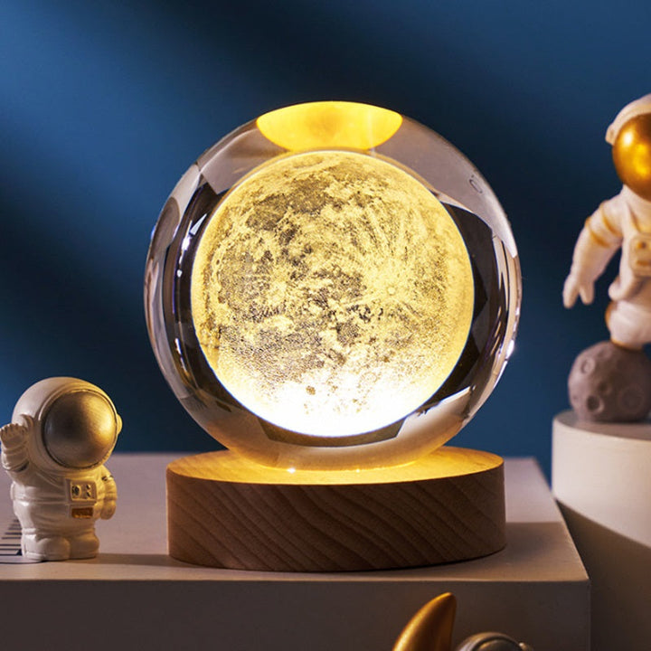 3D Crystal Ball LED Lamp Decorative