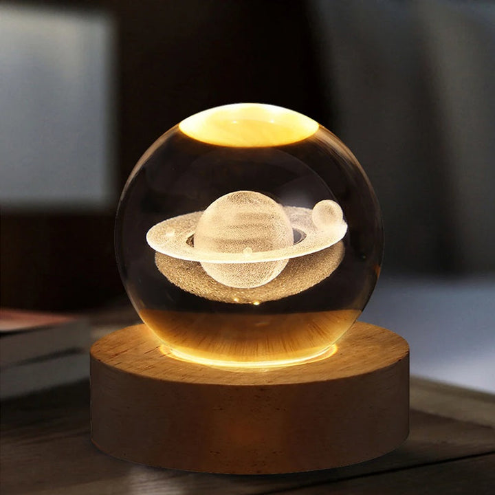 3D Crystal Ball LED Lamp Decorative