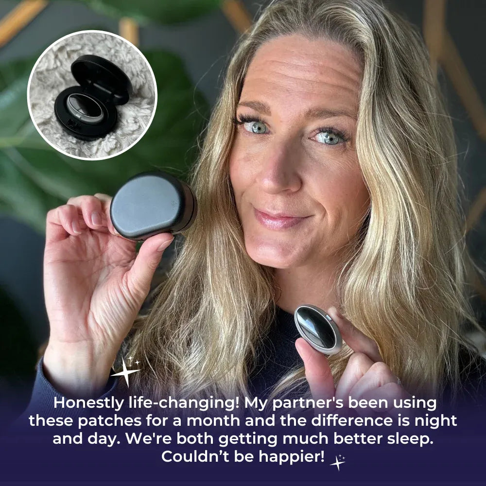 Anti-Snoring Device with Chin Pads and Adjustable Intensity