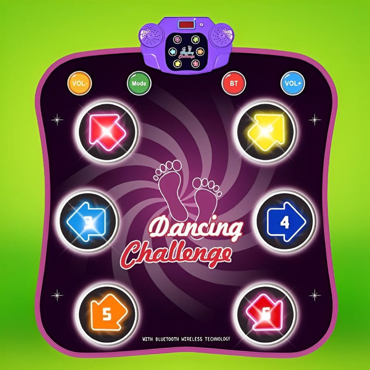 Kids Interactive Dance Mat with Adjustable Levels and Challenge - Lenila