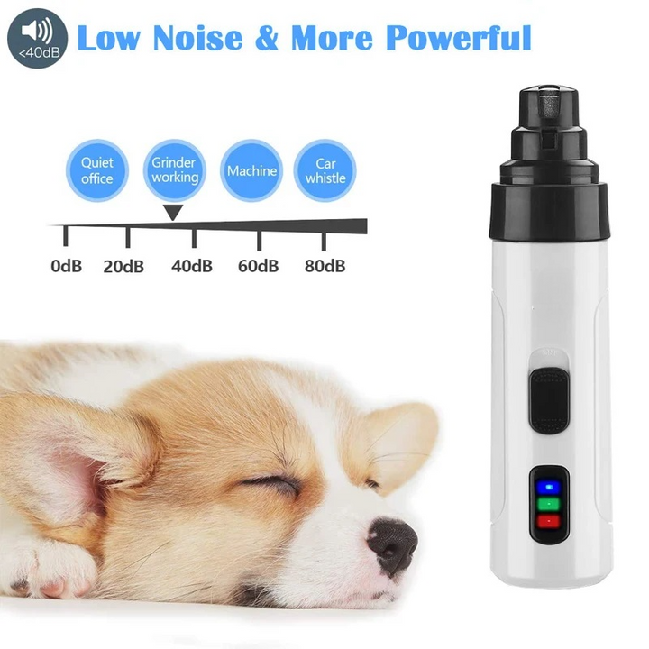 Electric Dog Nail Trimmer Grooming Tool Cordless
