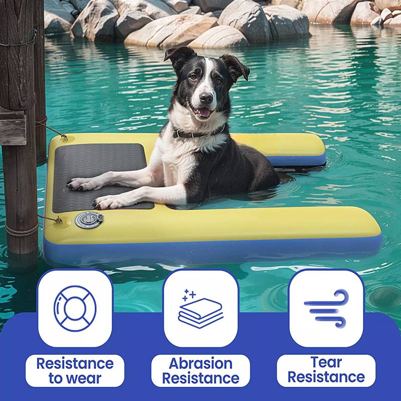 Pet Inflatable Floating Dog Pool Ramp