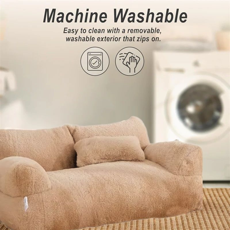 Pet Sofa Bed Calming Memory Foam Comfortable