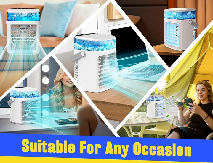 Portable Air Cooler Fan Compact Lightweight