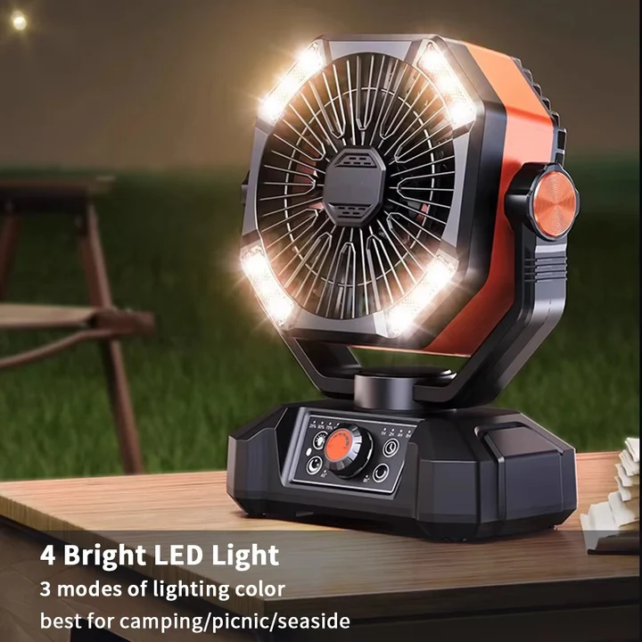 Portable Camping Fan Battery Operated Compact Design