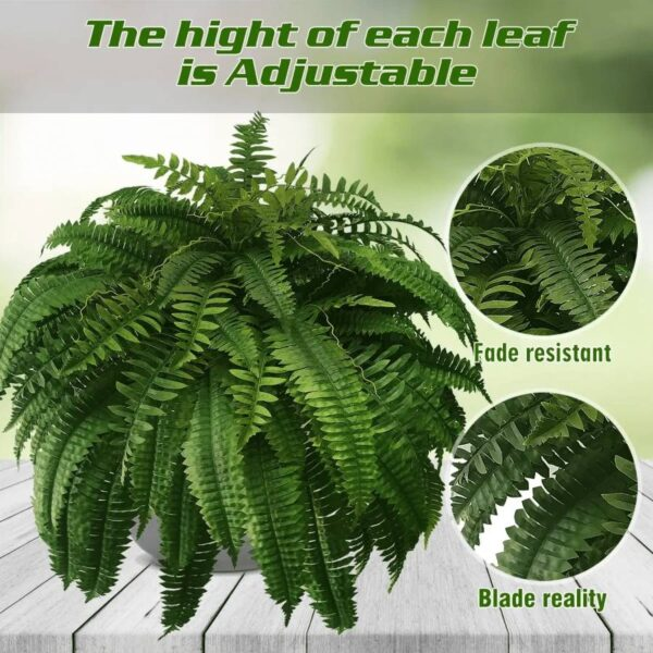 Artificial Boston Fern UV Resistant Lifelike Plant