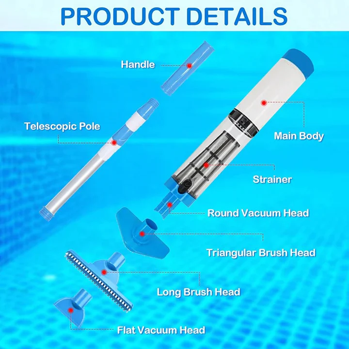 Cordless Rechargeable Pool Vacuum Cleaner