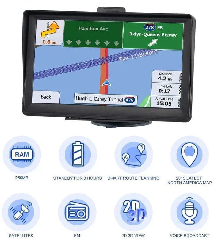 GPS Navigation System Portable Compact