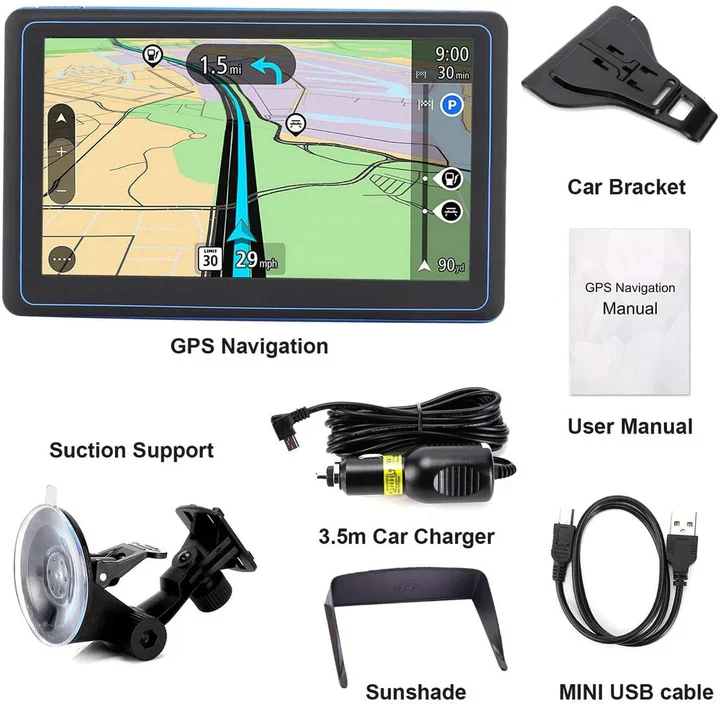 GPS Navigation System Portable Compact