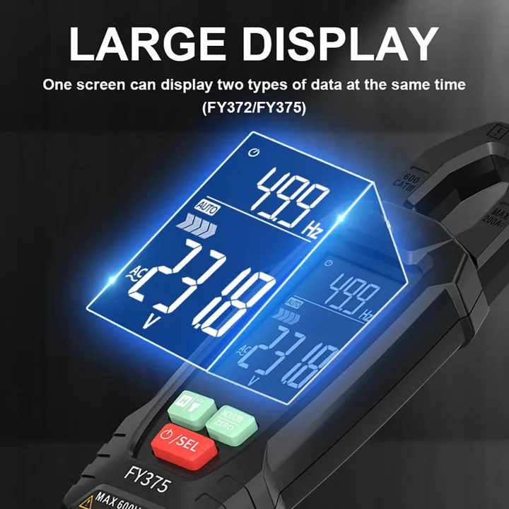 Electric Clamp Meter AC DC Measurement