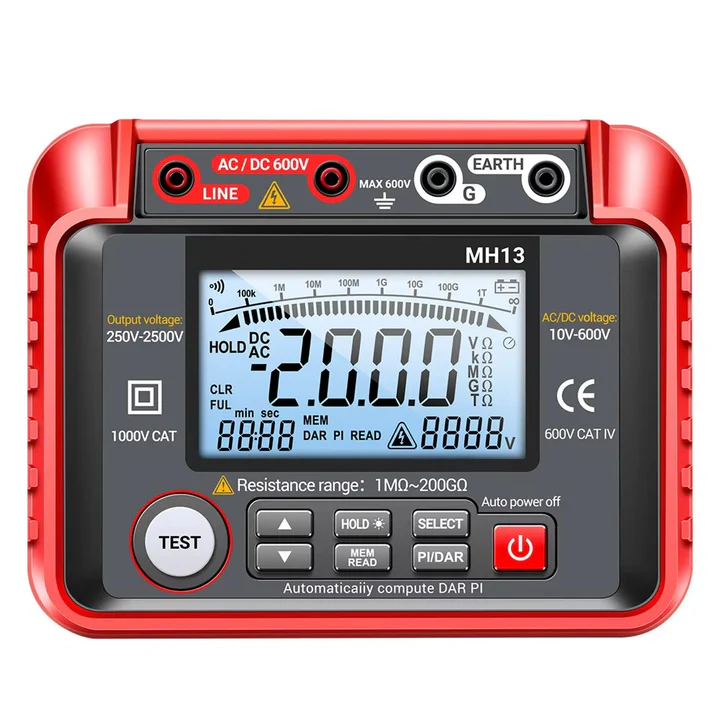 High Resistance Meter Voltage Tester Megohmmeter Tool - Lenila